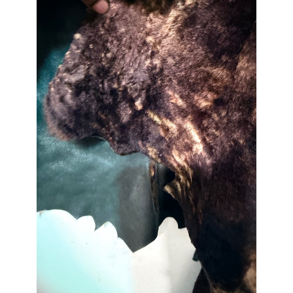 L’Impasse vintage luxury leather and fur jacket in Brown - Picture 6 of 6